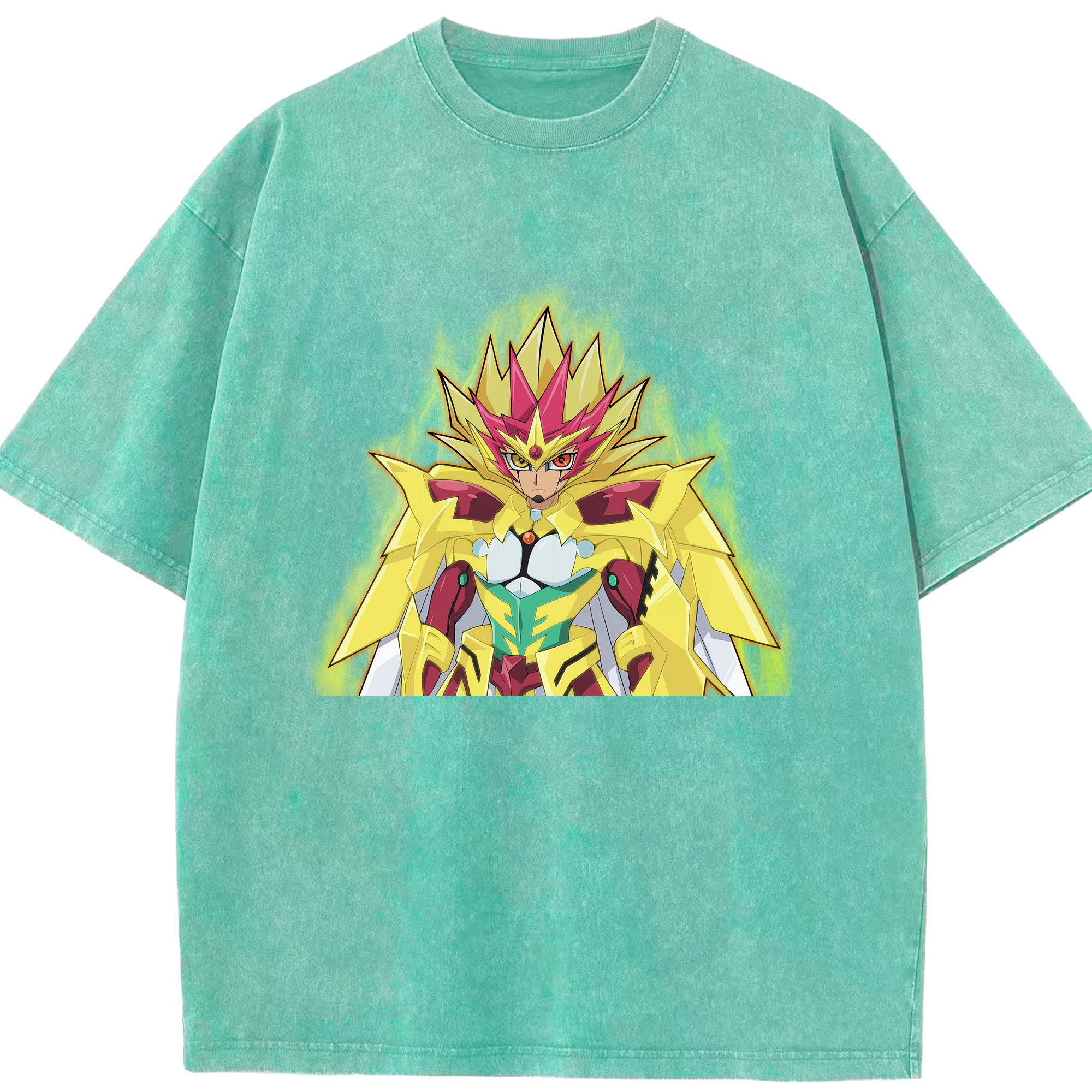 （画像用） 遊☆戯☆王 Yu-Gi-Oh! 綿100% ヴィンテージ風 半袖Tシャツ（フロントプリント）